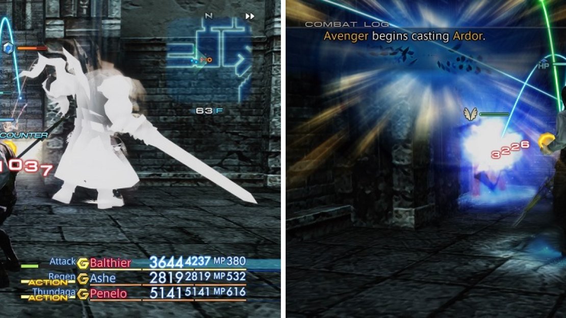 Avenger is a powerful Trophy Rare Game, with powerful physical attacks (left) and magicks (right).