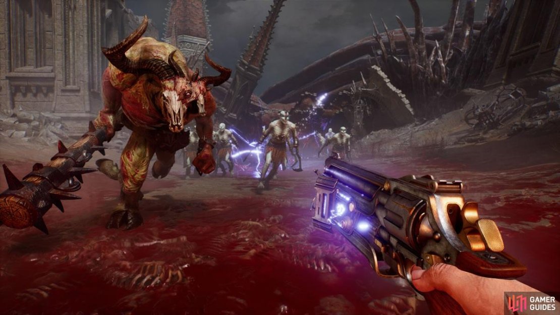 Painkiller feels unmistakably inspired by the recent Doom games.