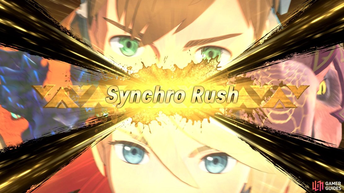 Synchro Rush attacks deal massive damage to your enemy.
