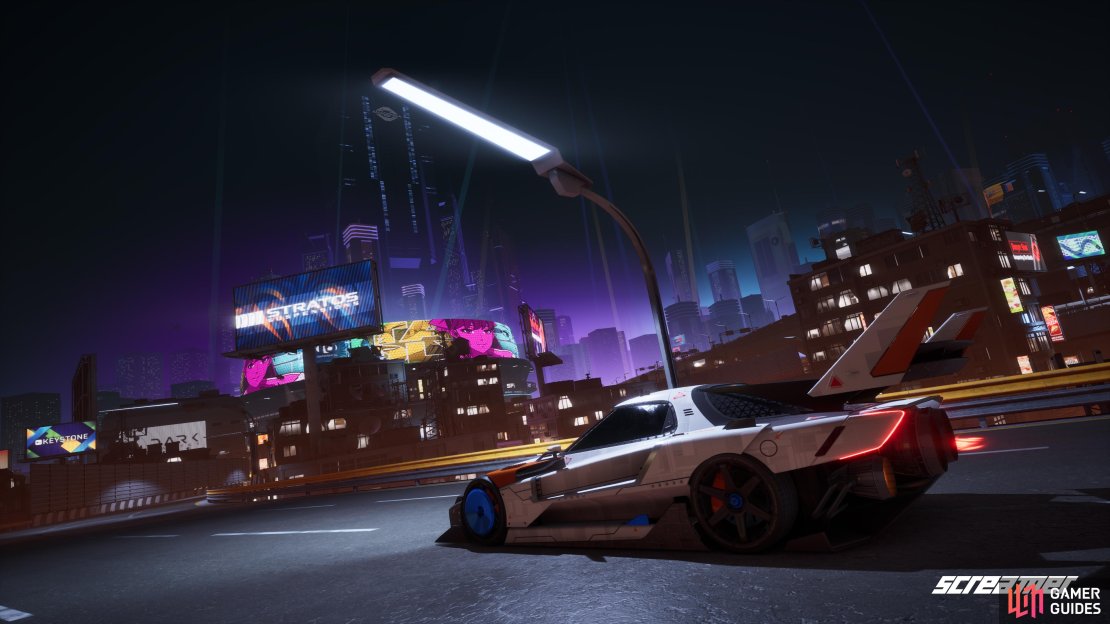Screamer sees the revival of an arcade racer with striking visuals. Image via Milestone.