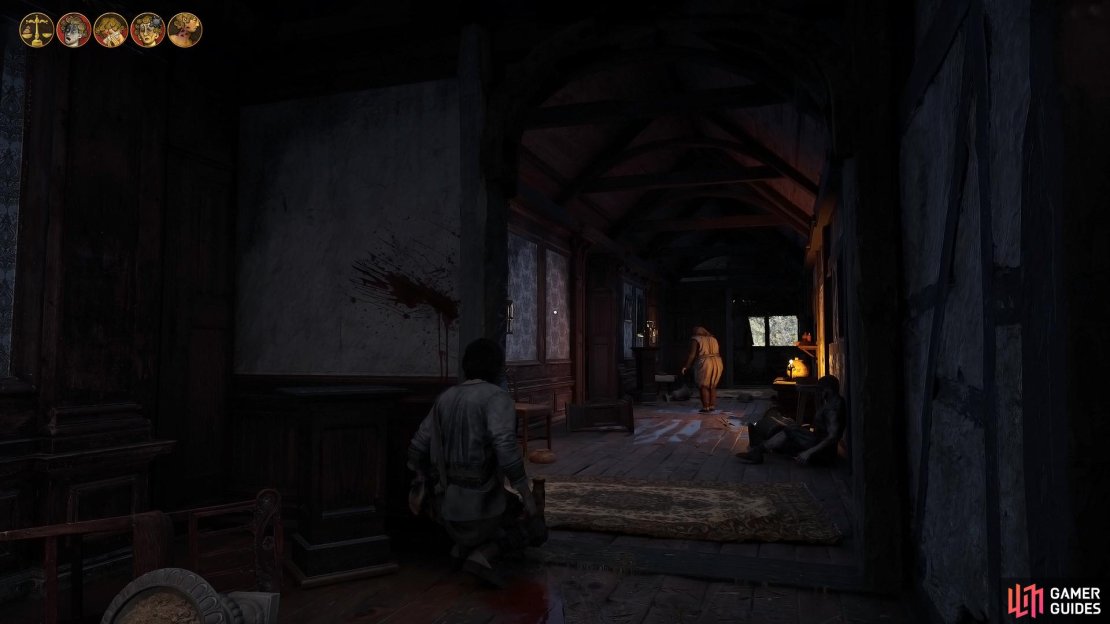 You can avoid zombies by creeping around the corridors.