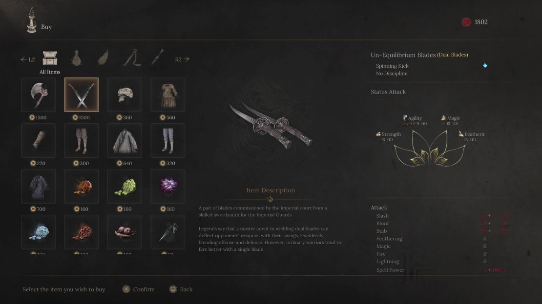 You&rsquo;ll come across many different types of weapons in Wuchang, like the Dual Blades.