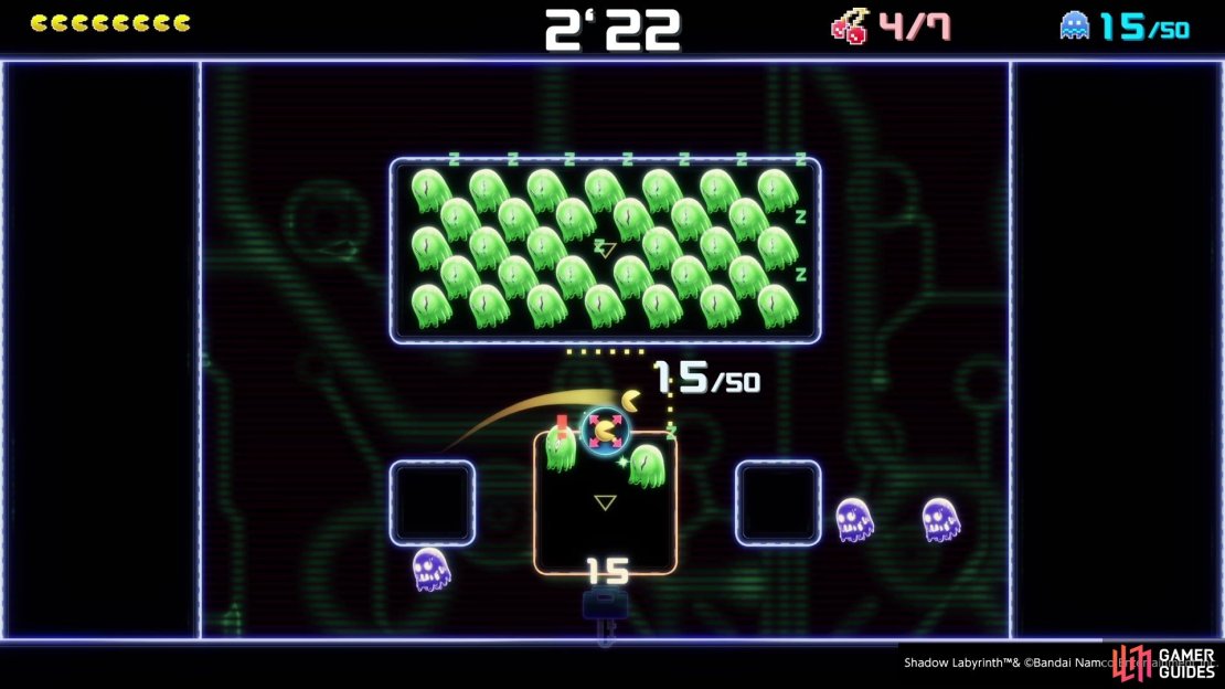 Mazes are different takes on the familiar Pac-Man gameplay, and actually very fun.