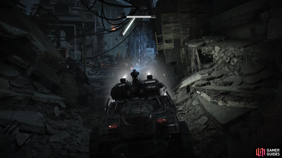 You really feel the DuelSense’s immersion during the vehicle parts of the campaign. Image via Gamer Guides / Microsoft.