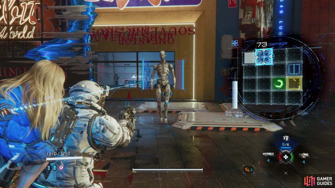 Hacking remains such an exciting idea for an action game that works best when the game is challenging you to deal with a large group of robots.