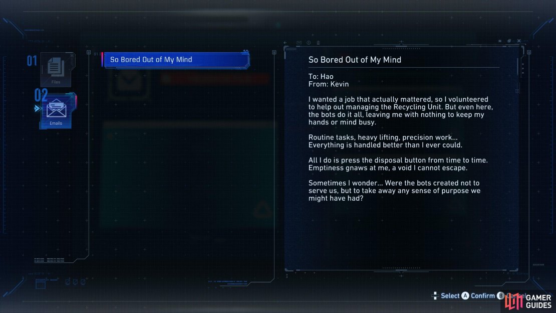 One small example of the commentary in the game.