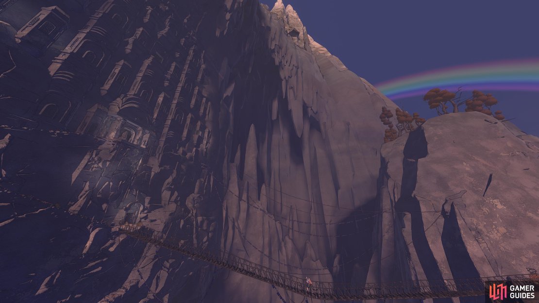 The visuals, however, are what make the climb truly special.