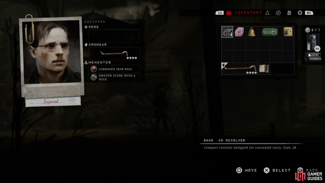 You’ll be fighting with your inventory system quite often as you explore the map.