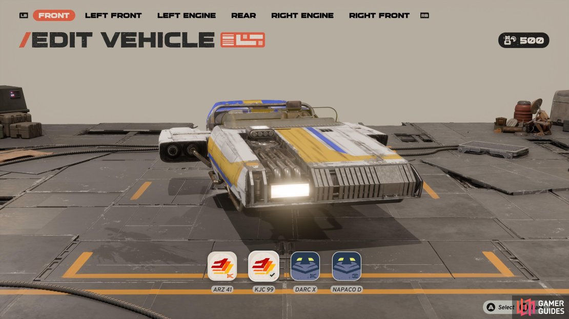 You’ll need to spend time attending to the builds of your racers.