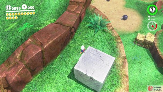 The white cube will come into play much later in the game