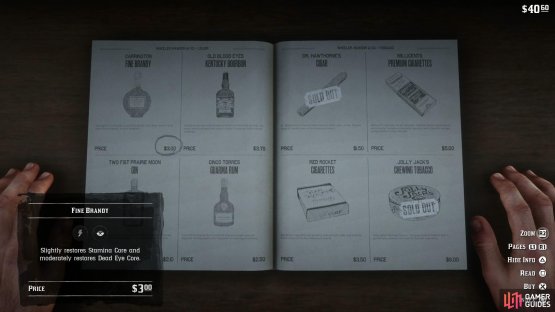 use the Catalog to browse the wares in a General Store easier.