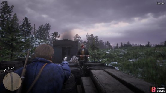 take the lead to nail an easy headshot.