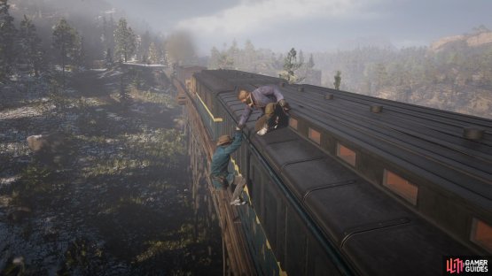 Pull Lenny up before he falls
