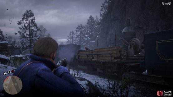 Pay attention to the guards on the train