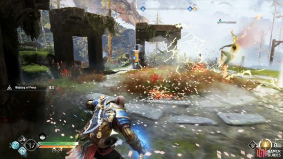 make use of Reginn’s electricity to defeat the enemies.