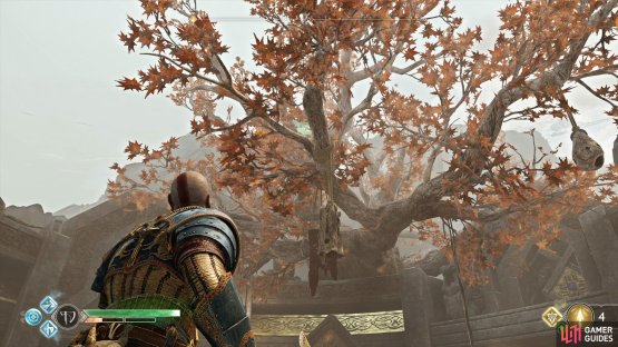 a Raven can be found on the tree after the Valkyrie battle.