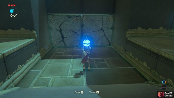 Cracked walls like these are your cue that you can blow them up to reveal what they hide!