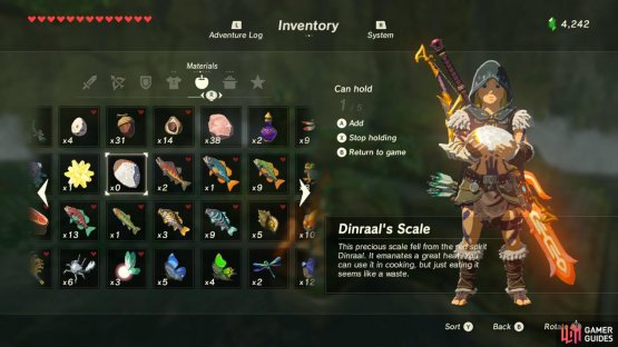 Hold Dinraal’s Scale in your hands