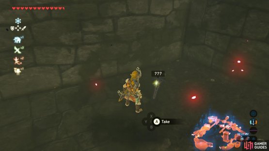 The weapon is just lying out in the open