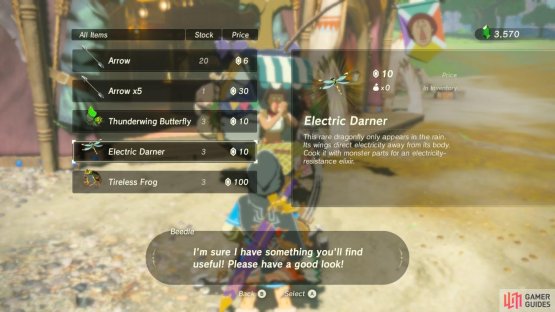 We had better luck finding an Electric Darner from Beedle