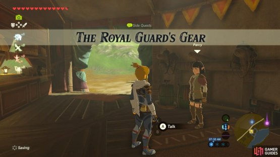Head to the Riverside Stable to pick up this sidequest