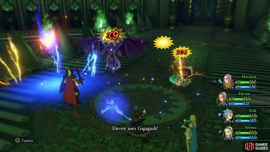 make use of Gigagash and other all hitting abilities when the reinforcements arrive.
