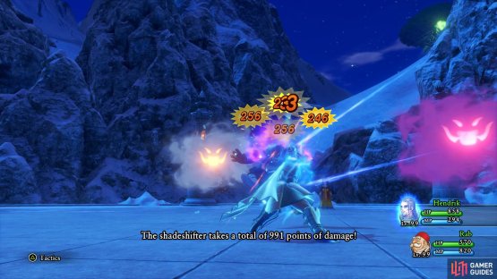 use Gyrfalcon Slash to drain the Shadeshifter’s HP before finishing them all off.