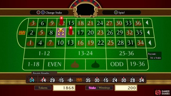 Try betting on just 12 and 14