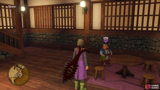 Accept this quest in the Hotto Inn
