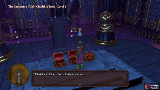 these three chests complete the armor sets for the Hero, Hendrick and Serena.