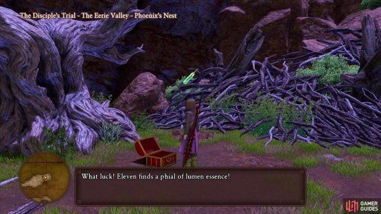 Search where the Purple Orb was to find the Lumen Essence