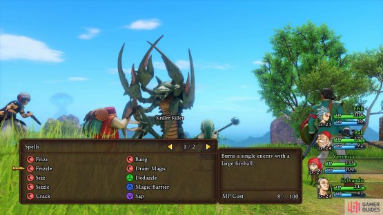 The Kriller Killer is a tough enemy with party wide attacks so don’t underestimate it