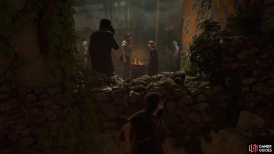 Use the alley to stay hidden