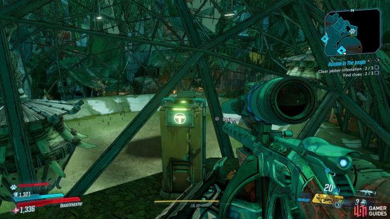 You&rsquo;ll be able to find this Typhon Log overlooking The Terradome from the back,