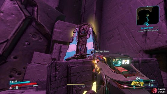 head in the cave behind the waterfall to find a Dead Claptrap.