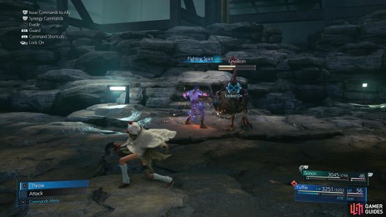 it gains the ability to counter frontal attacks while holding a rock.