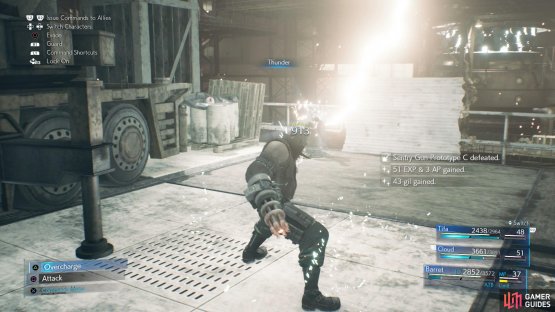 then use a lift to return to “H02”, where you’ll be greeted by some reactivated Sentry Gun Prototypes.