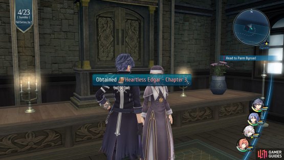 Head into the Chapel to acquire the Heartless Edgar - Chapter 3