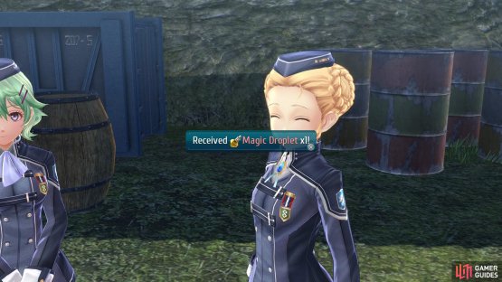 now give Tatiana the updated Notebooks to receive a Magic Droplet.