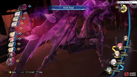 Make sure to heal up the party when the dark dragon uses Void Howl,