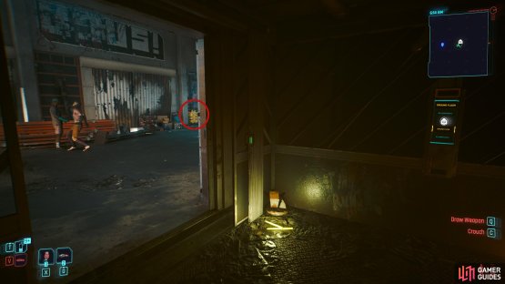 Take the elevator down to the ground floor, exit and head right to find the Relic Point.