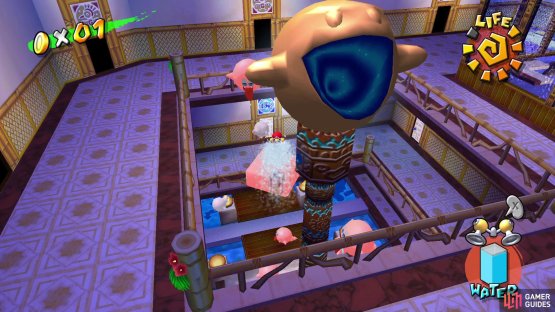 then use them to reach the golden Boo statue&rsquo;s mouth on the top floor.