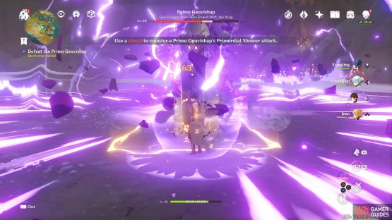 then deflect the attacks with a shield.