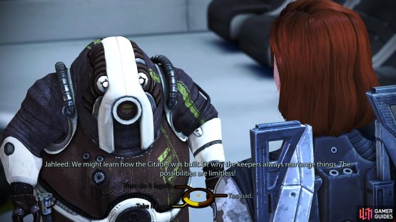 You won’t have enough Charm or Intimidate skill points to activate these choices early in the game