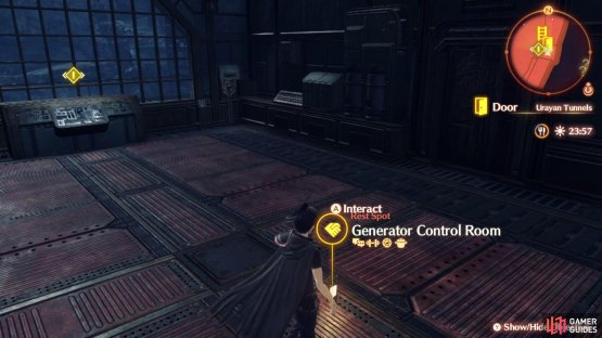to loop around and access the generator to get power to the elevator.