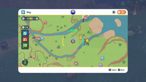 Head to location on the map