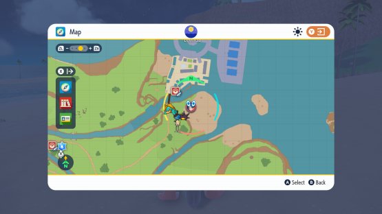 Head to location on the map
