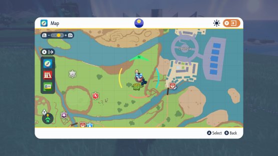 Head to location on the map
