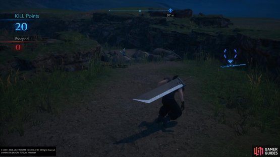 Go left at the second intersection to find this sniper spot