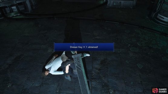 You can find the Dresser Key of the researcher that you knock out at the beginning of the chapter.